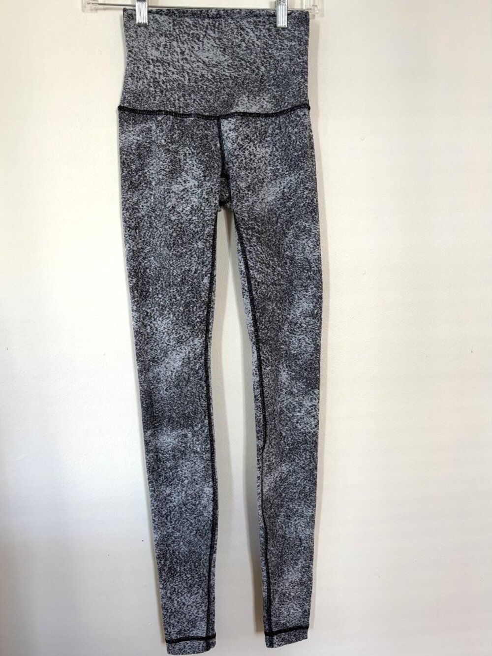 Lululemon Wunder Under Full-On Luon Leggings Sz 4 Tall 31” Spray Jacquard